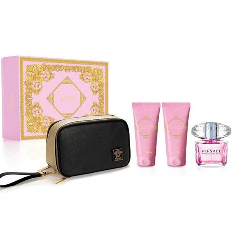 versace bright crystal perfume backpack set|Versace Bright Crystal woman perfume.